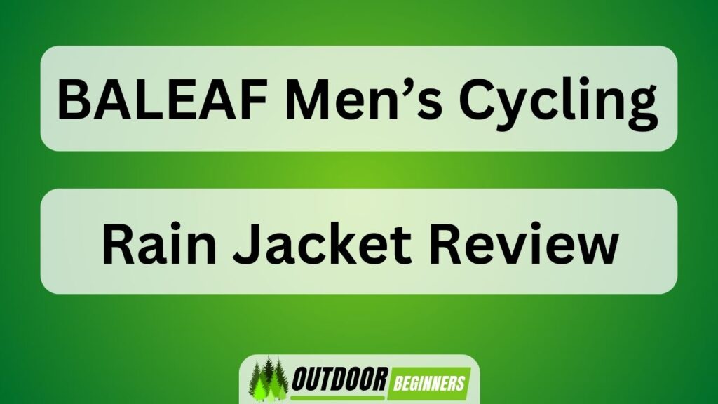 BALEAF Men's Cycling Rain Jacket Review